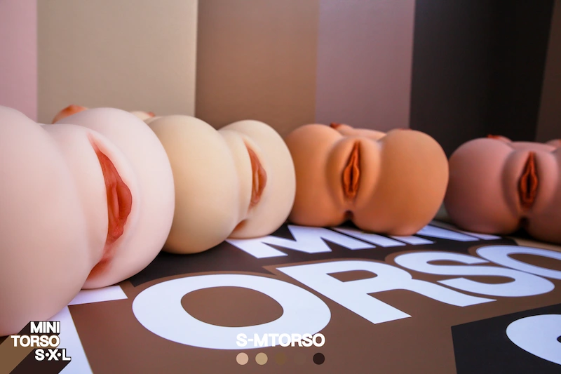 Big-butt-mini-sex-torso-s-mtorso-five-skin-tones-vagina-display