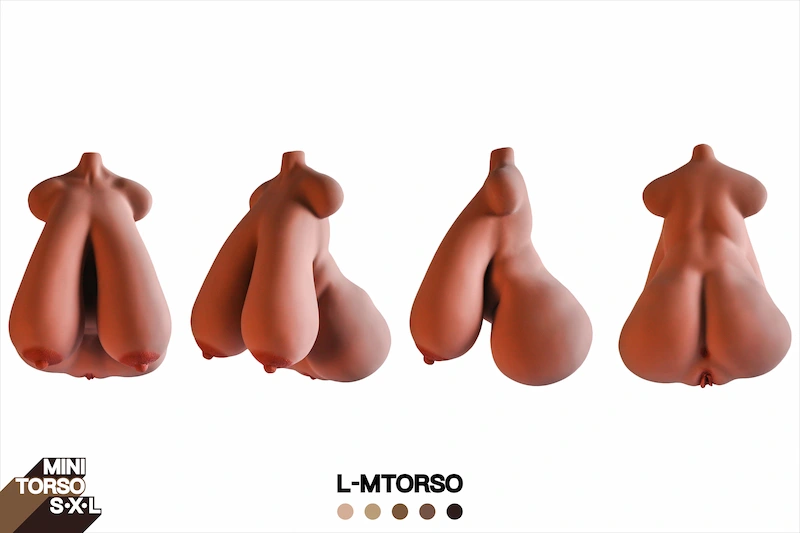 Female-mini-sex-torso-l-mtorso-black-three-view-diagram