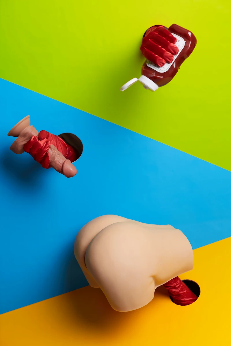 Only-butt-sex-torso-r2-yellow-penis-vagina-hot-sauce-display