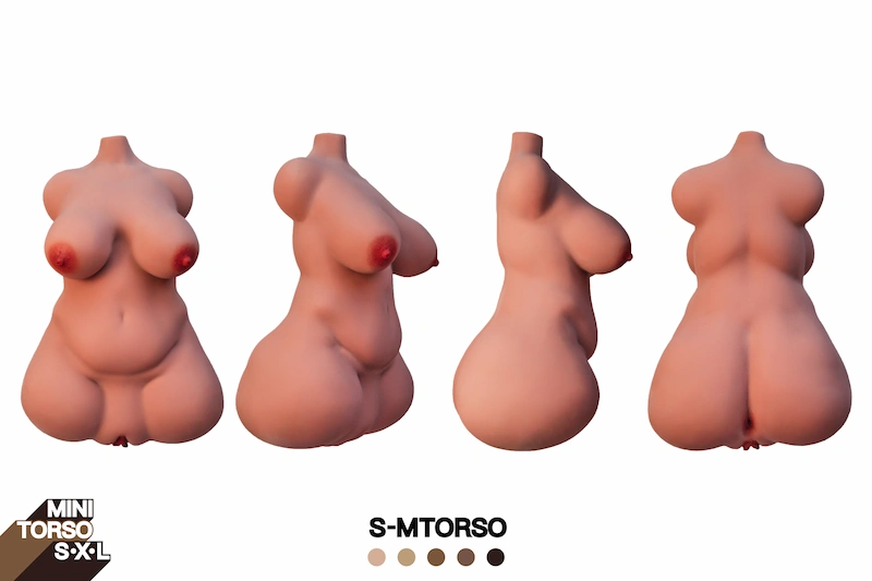 Tpe-mini-sex-toy-s-mtorso-black-three-view-diagram