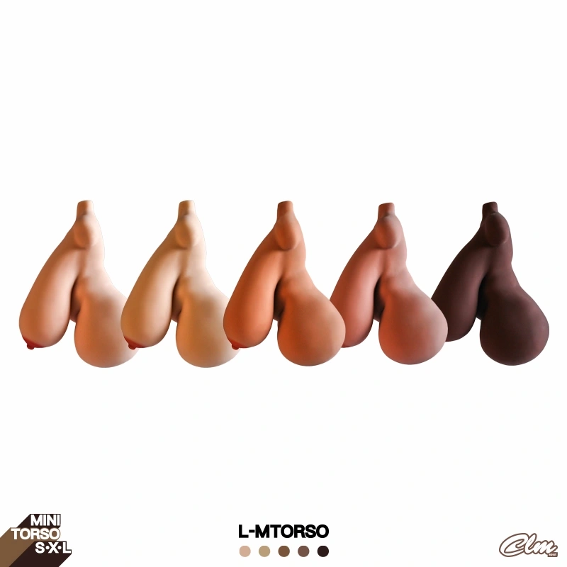 Big-booty-mini-sex-toy-l-mtorso-five-skin-tones-side-view