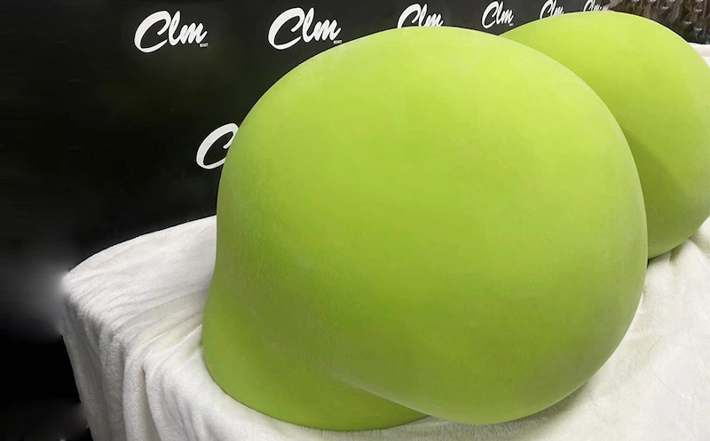 Extra-large-butt-torso-sex-toy-side-angle-r3-green