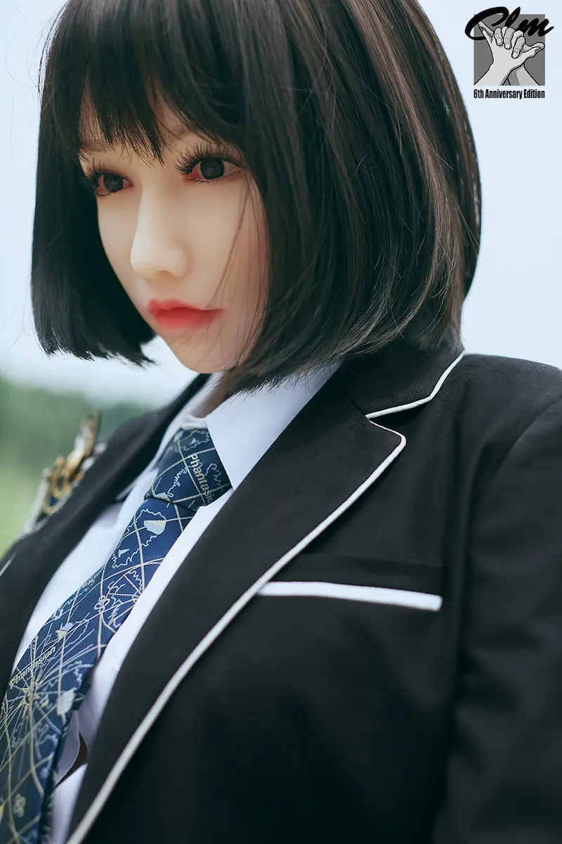 Life-size-sex-doll-ad15892y-fukada-uniform-side-face-view-display