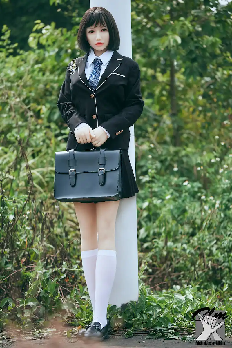 Tpe-life-size-sex-doll-ad15892y-fukada-uniform-full-body-front-view-display