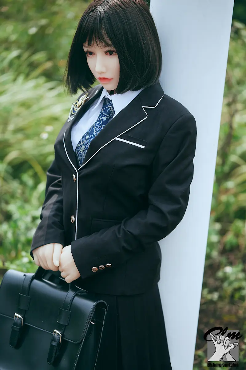 Tpe-realistic-sex-doll-ad15892y-fukada-uniform-side-view-holding-school-bag-display