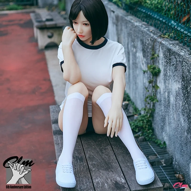Tpe-realistic-sex-doll-ad15892y-fukada-exercise-sitting-on-bench-display