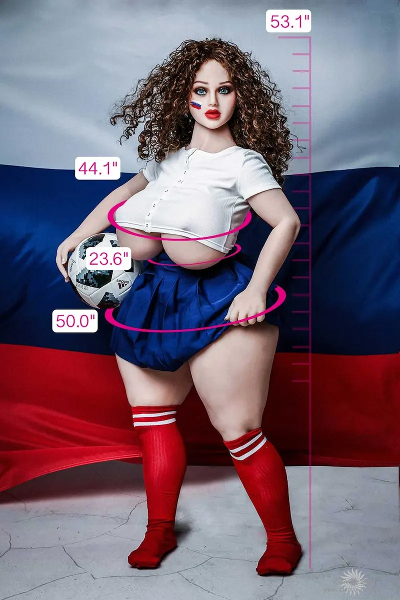 Realistic-sex-doll-135cm-molly-3d-measurement-diagram-display