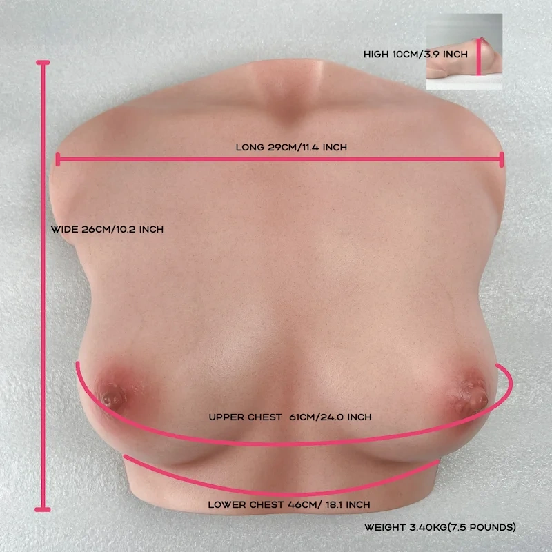 Mammary Intercourse Silicone Sex Torso Si-B-61 Cinnamon | ⭐️CLM(Climax Doll) Pro⭐️