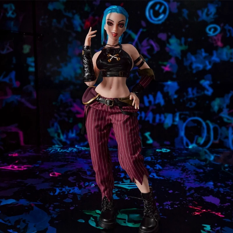Si70 MO Jetta Anime Cosplay Sex Doll – Full Body Front View with Outfit | CLM Classic