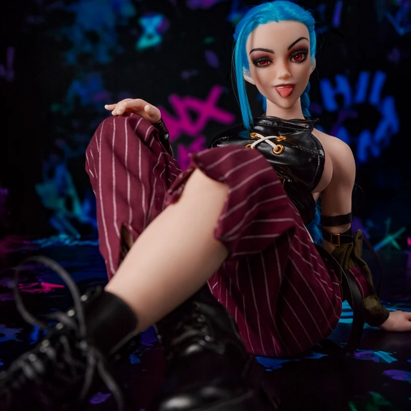 Si70 MO Jetta Anime Sex Doll – Seated Pose in Cosplay Outfit | CLM Classic