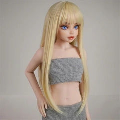 16. Long hair with golden bangs