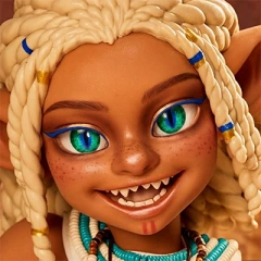 Kaela(Suntan) Green Eyes