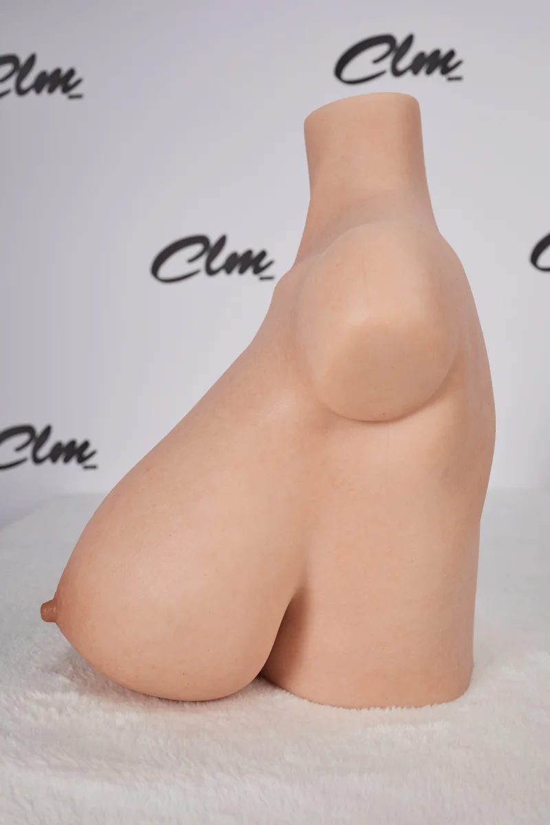 PW-U3 Lumi head and chest torso sex doll, unretouched factory photo 7 of 8