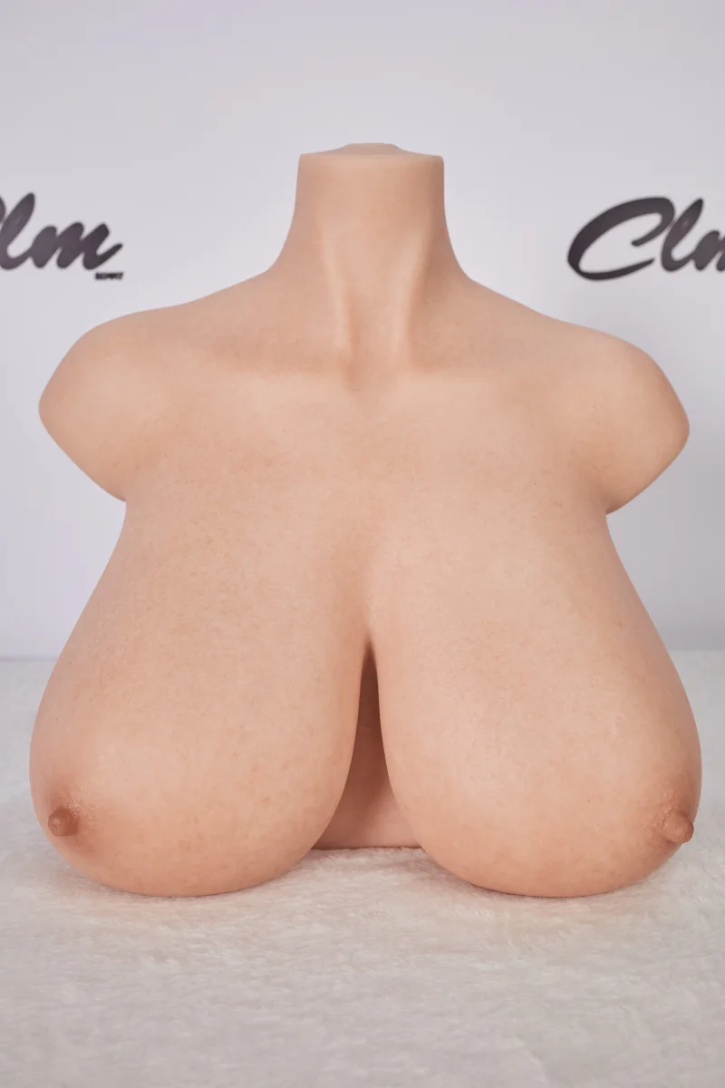 PW-U3 Lumi head and chest torso sex doll, unretouched factory photo 5 of 8