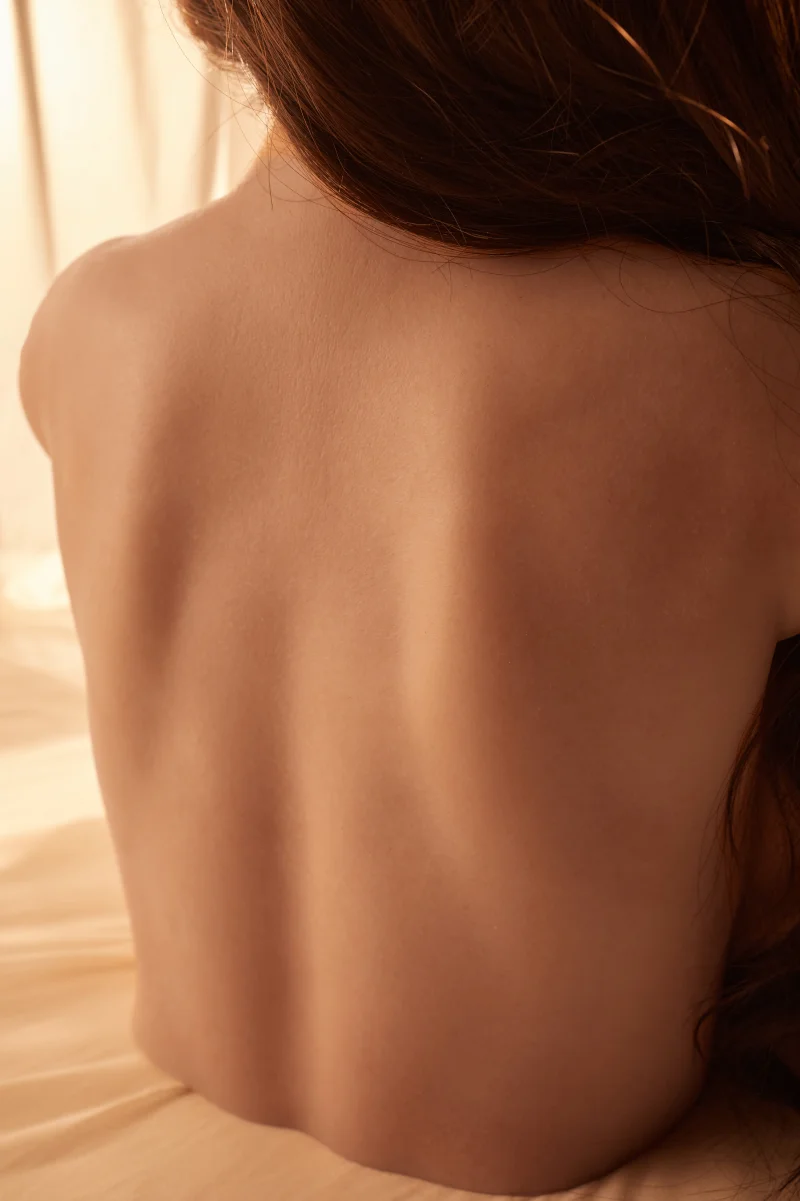 PW-U3 Lumi realistic head and chest torso sex doll with full-body skin texture, photo 10 of 20
