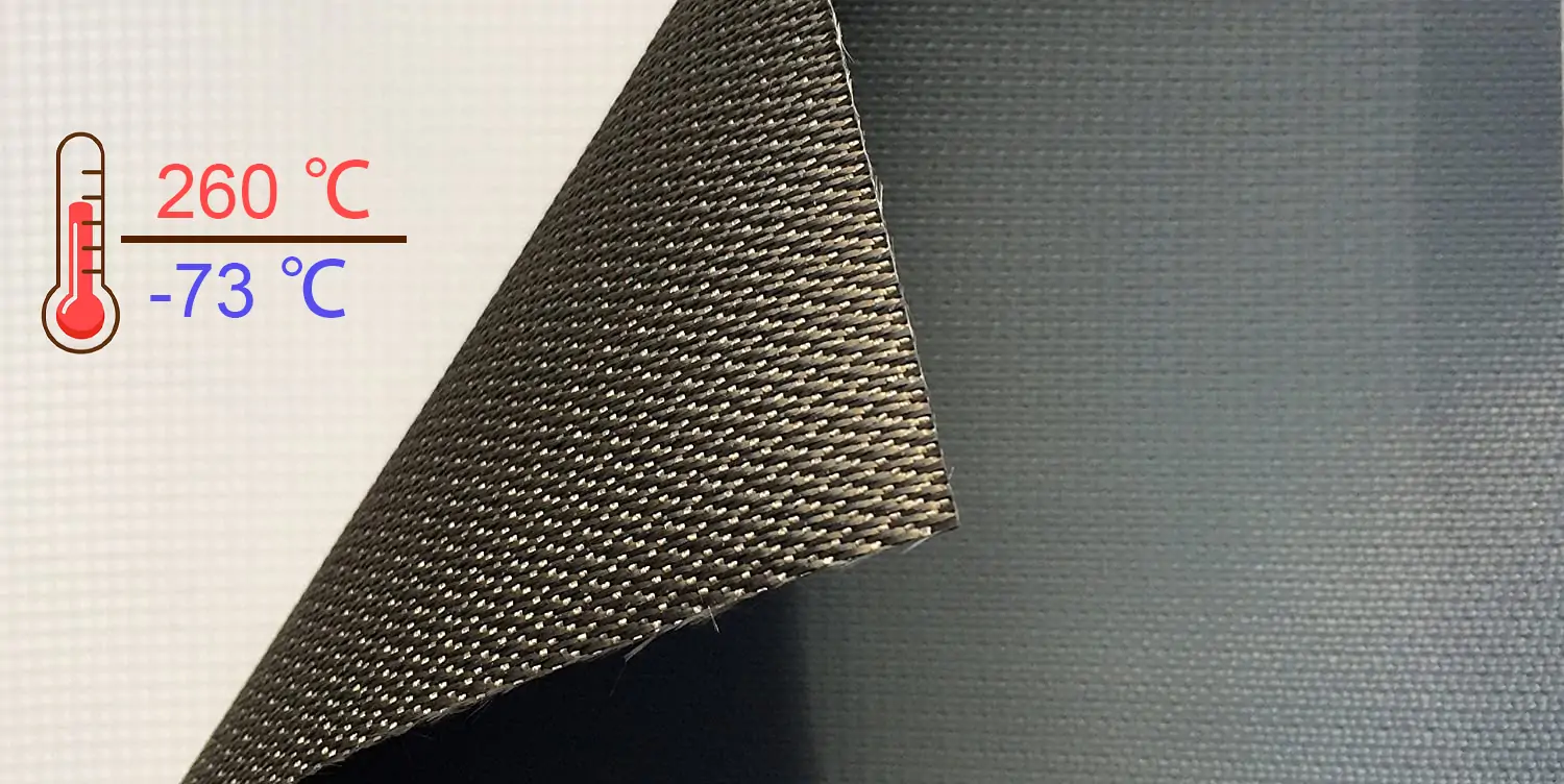 tecido de vidro revestido de ptfe