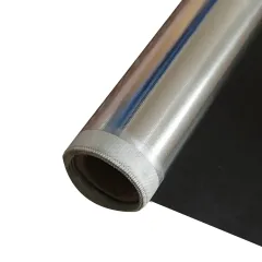 Silicone Aluminum Foil Double Sided Fiberglass Fabric