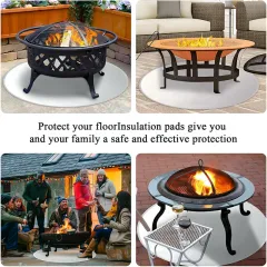 Fire Pit Mat for Decking