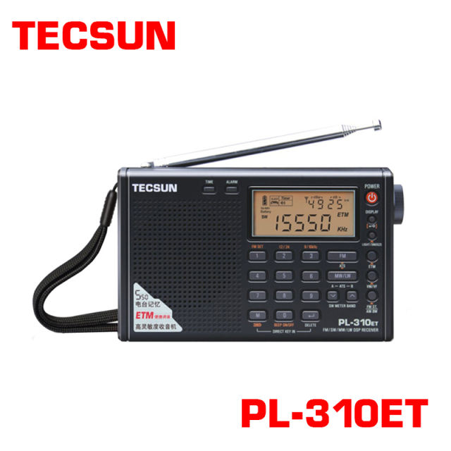 TECSUN PL-310ET Radio DSP World Band with ETM FM/AM/LW/SW Stereo Receiver