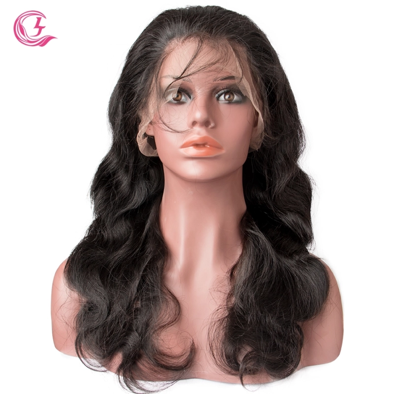 Body Wave Full Lace Wig  Virgin Hair 130% Density  Medium Brown Lace Wholesale