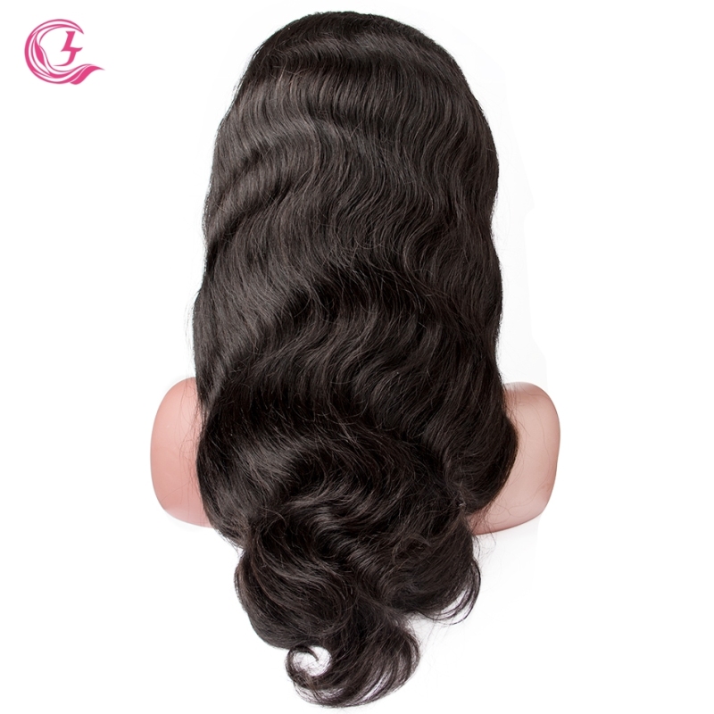 Body Wave Full Lace Wig  Virgin Hair 130% Density  Medium Brown Lace Wholesale