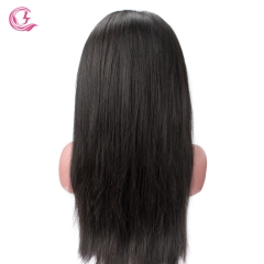 Raw Hair Straight Front Lace Wig  Make By Three Bundles+A Closure  Small Cap Transperant Lace Wholesale