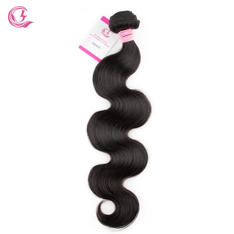 Virgin Hair of Body Wave Bundle Natural black color 100g With Double Weft For Medium High Market