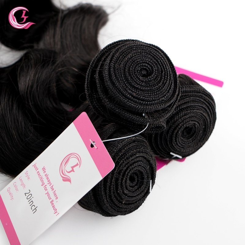 Virgin Hair of  Loose  Wave Bundle Natural black color 100g With Double Weft For Medium High Market