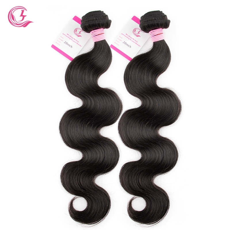 Virgin Hair of Body Wave Bundle Natural black color 100g With Double Weft For Medium High Market