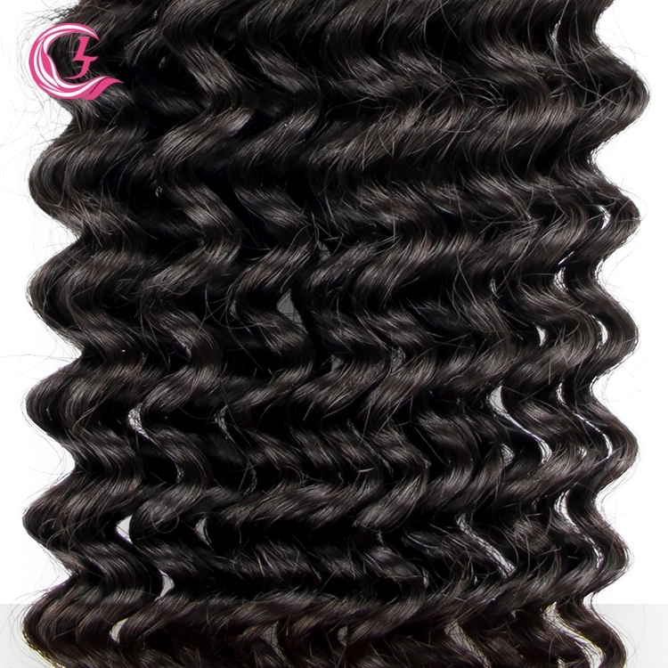 Unprocessed Raw Hair Kinky Curly Bundle Natural black color 100g With Double Weft