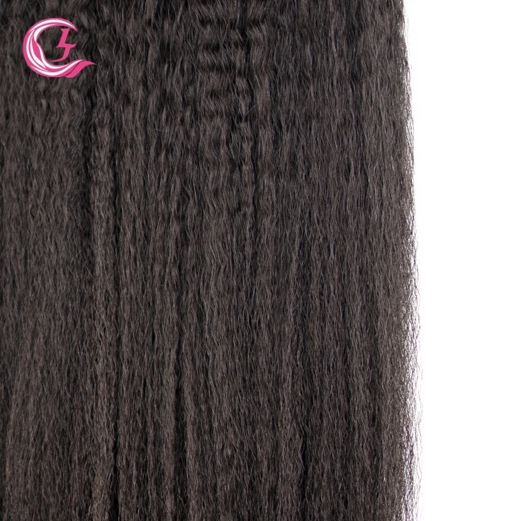 Unprocessed Raw Hair Yaki Straight Bundle Natural black color 100g With Double Weft