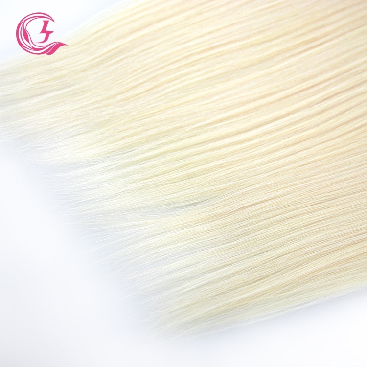 Unprocessed Raw Hair Straight Bundle #613 Blonde 100g With Double Weft