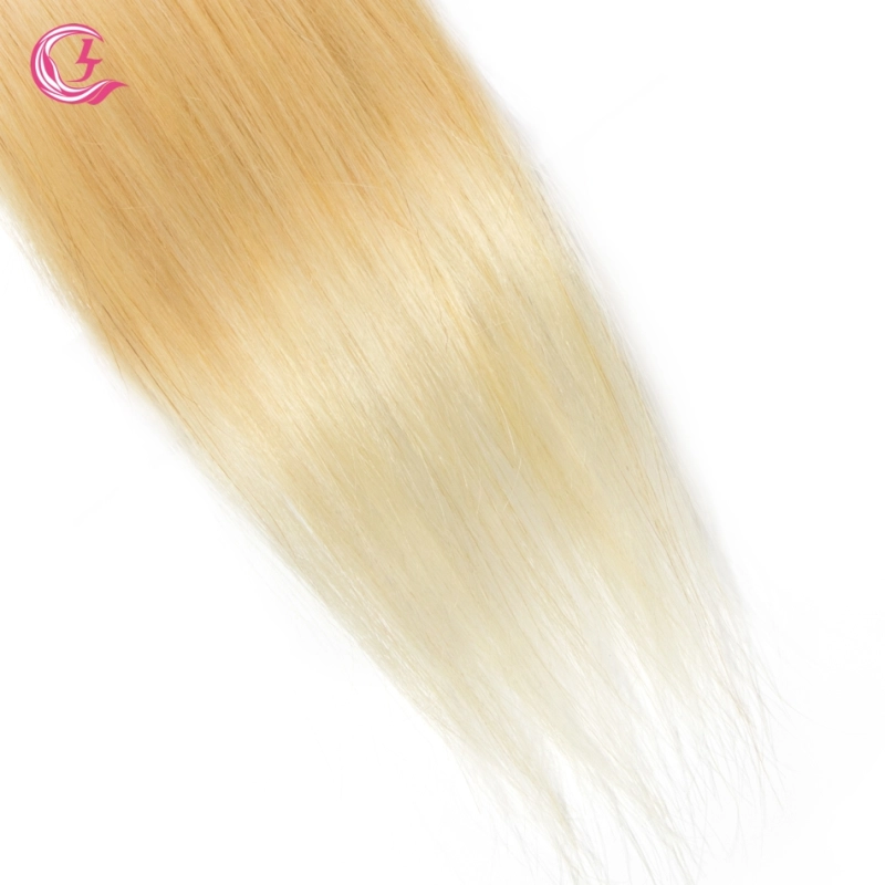 Virgin Hair of Straight Bundle 1B#613 Blonde 100g With Double Weft For Medium High Market