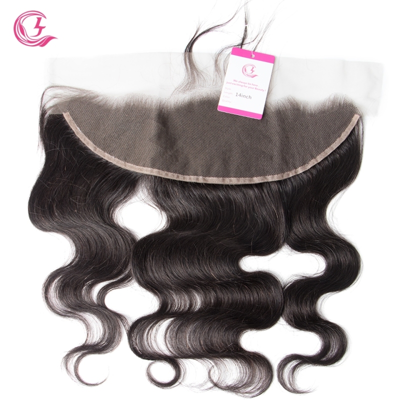 Virgin Hair of Natural Wave 13X4 frontal  Natural black color 130 density For Medium High Market