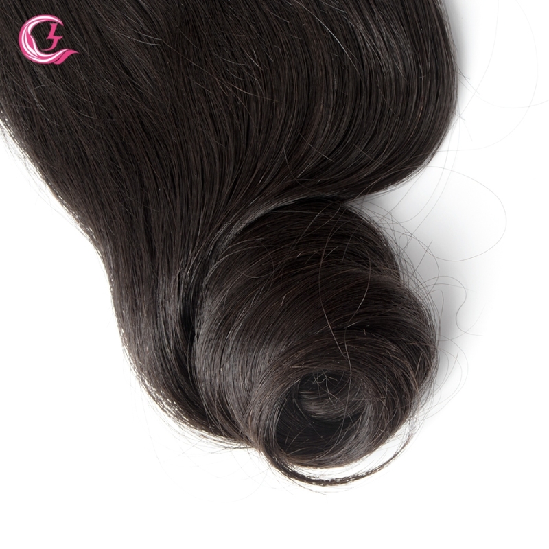 Unprocessed Raw Hair Loose Wave 4x4 Closure Natural Color Medium Brown 130 density