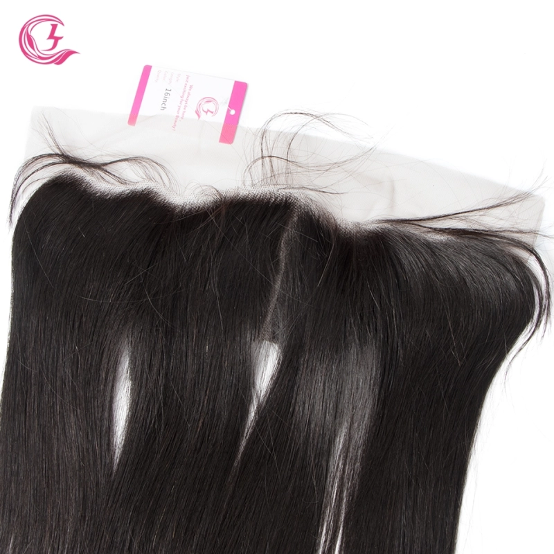 Unprocessed  Raw Hair Straight 13x4 Frontal Natural Color Medium Brown 130 density