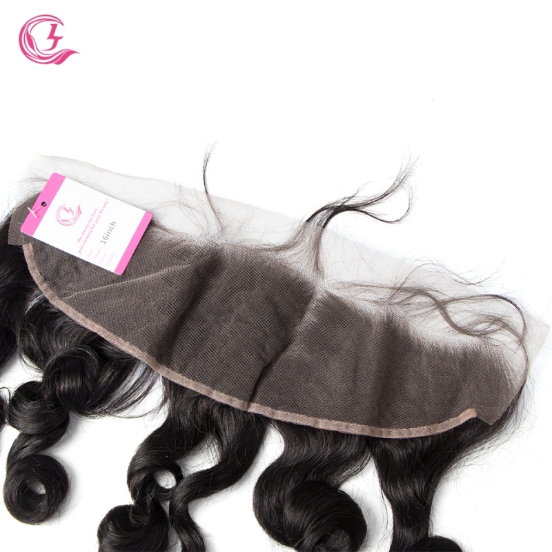 Unprocessed  Raw Hair Loose Wave 13x4 Frontal Natural Color Medium Brown 130 density