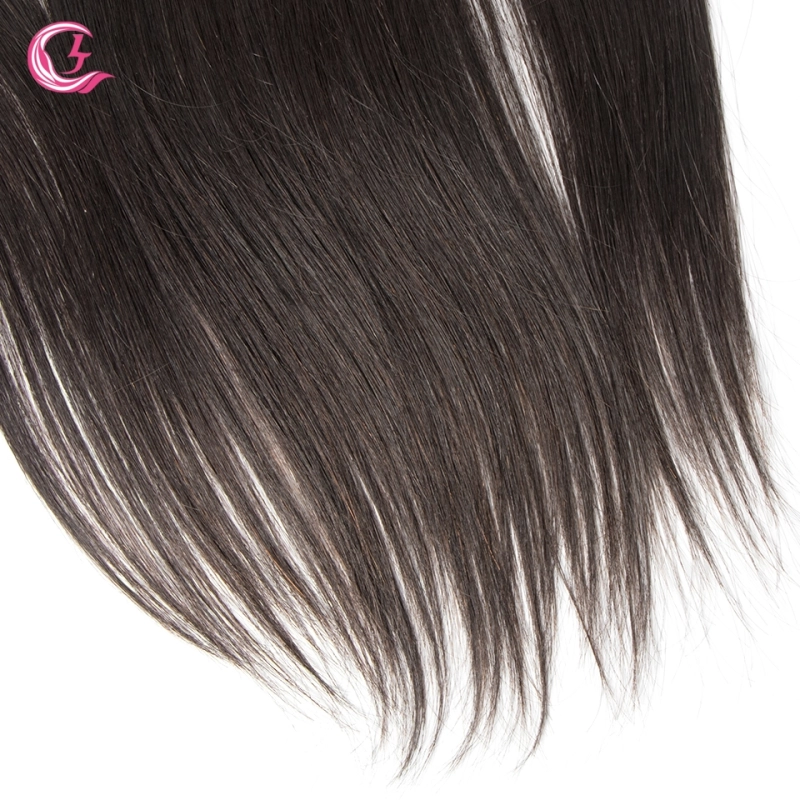 Unprocessed  Raw Hair Straight 13x4 Frontal Natural Color Medium Brown 130 density