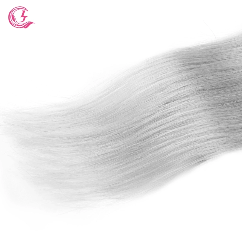 Virgin Hair of Straight Bundle 1b/Gray# 100g With Double Weft For Medium High Market