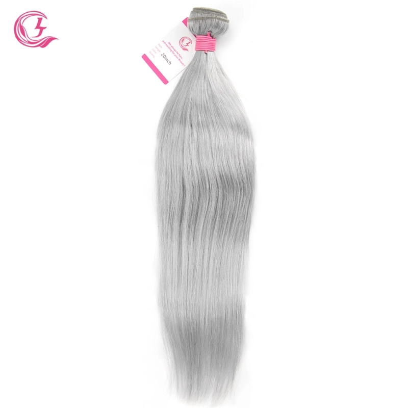 Virgin Hair of Straight Bundle Gray# 100g With Double Weft For Medium High Market