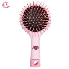 Mini Mirror Hair Brush & Hair Comb