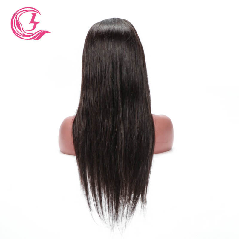 CLJhair 5X5 HD lace Straight Indian Hair Wig Unprocessed Cuticle Aligned  Virgin Double Drawn