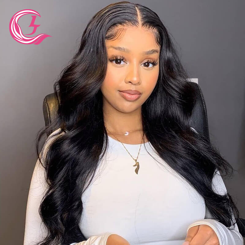 CLJhair Bodywave Brazilian 5X5 Lace Closure Human Hair Wig Naturel Raw Unprocessed Cuticle Aligned