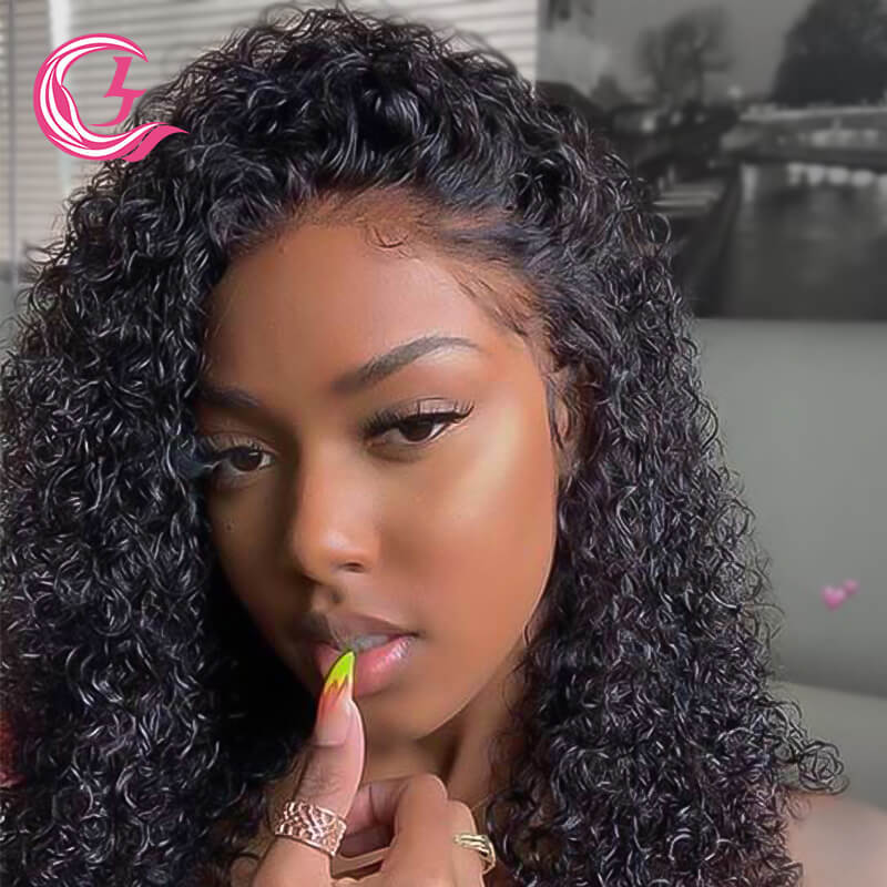 CLJHAIR 13X4 Natural French Wave Transparent Hd Lace Wigs