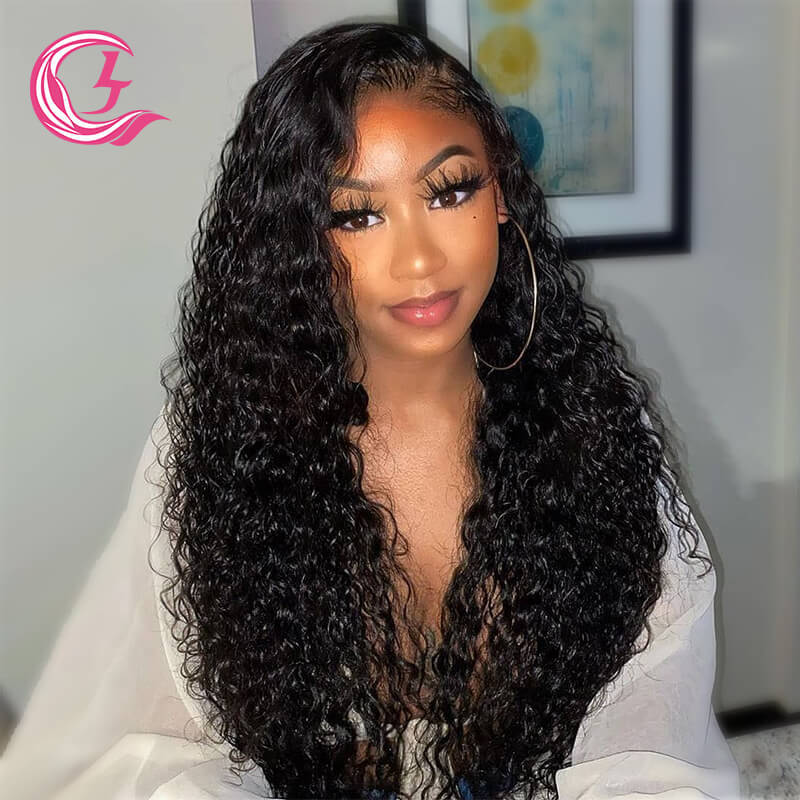 CLJHAIR 13X4 Natural French Wave Transparent Hd Lace Wigs