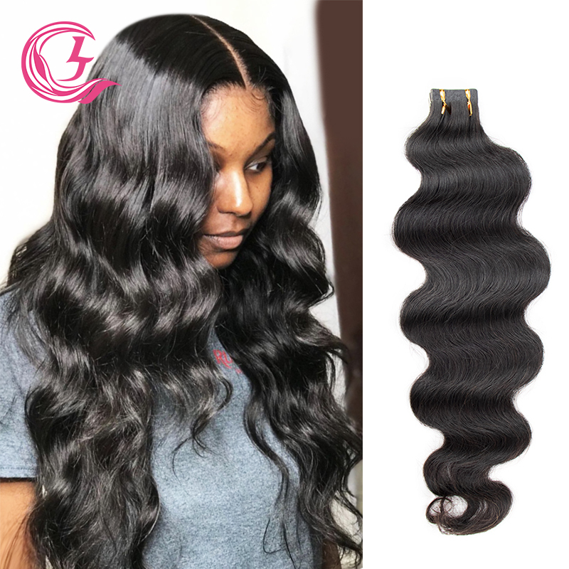 CLJhair Cambodian Body Wave Tape In Extensions Human Hair