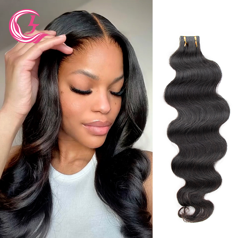 CLJhair Cambodian Body Wave Tape In Extensions Human Hair