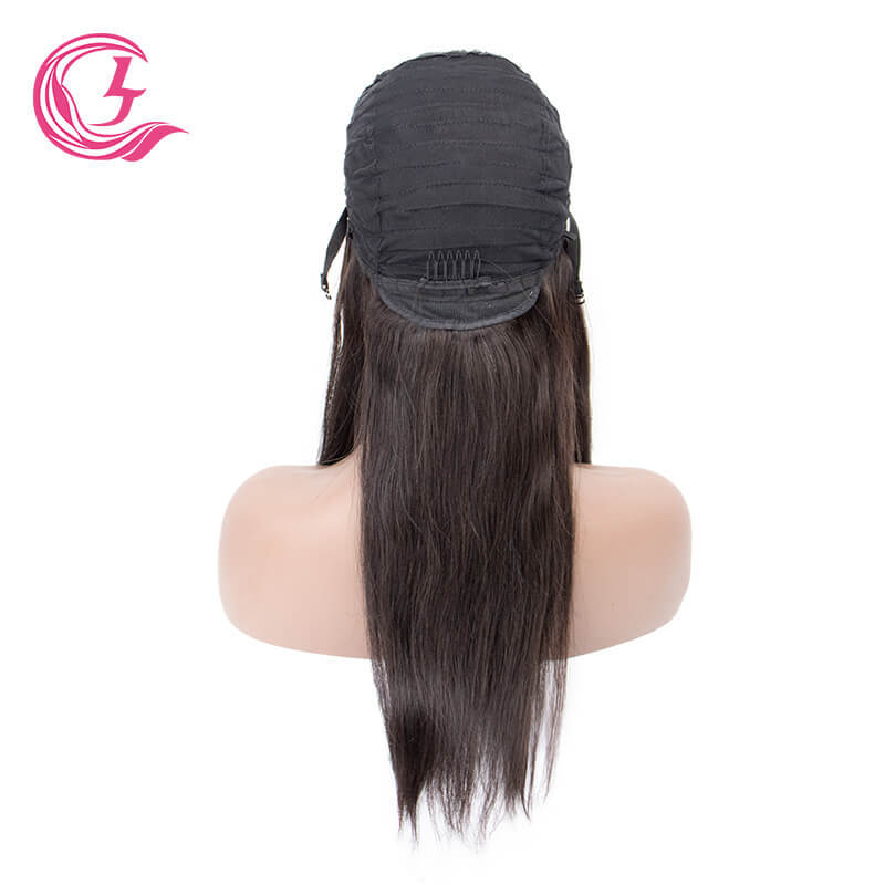 Clj Hair Hd Lace Closure Wig 5X5 Bone Straight 250% Density 15A Grade Virgin Human Hair Wigs For Black Women