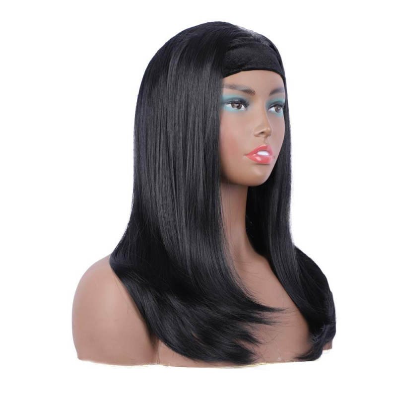 Cljhair Bone Straight Headband Wig 180% Density Brazilian Hair 30 Inch For Black Women