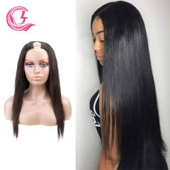 Cljhair Unprocessed Bone Straight U-Part Wigs 30Inch 100% Human Hair For Black Women
